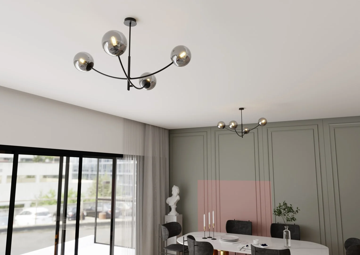 Plafondlamp Zeimmane Zwart Ø14 cm - Afbeelding 9