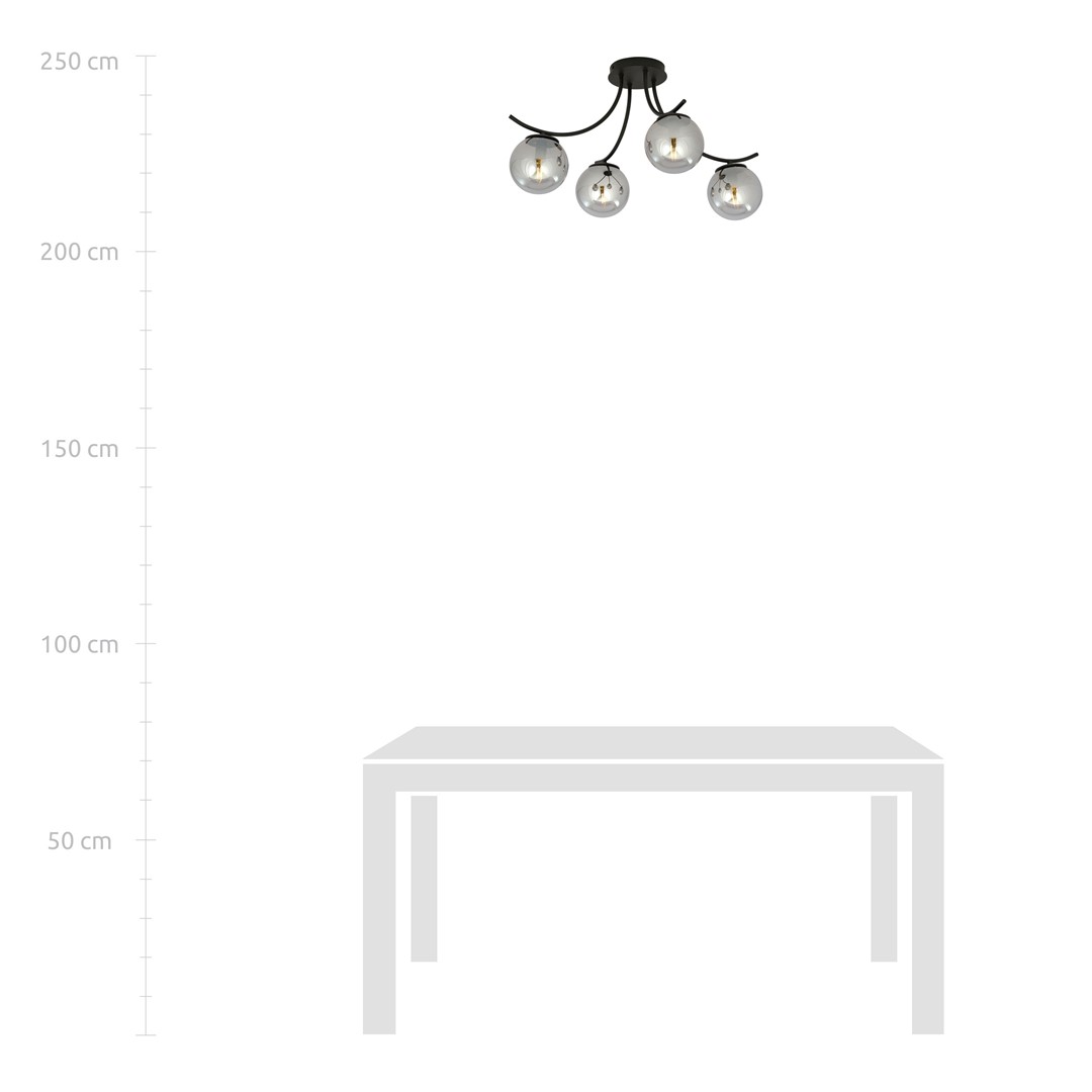Plafondlamp Kotka Zwart Ø14 cm - Afbeelding 9