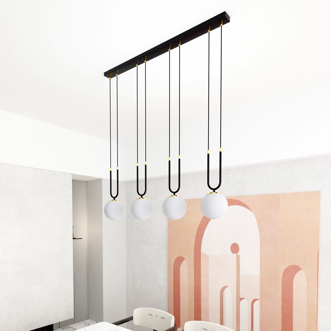 Hanglamp Celdine Zwart Ø15 cm - Afbeelding 9