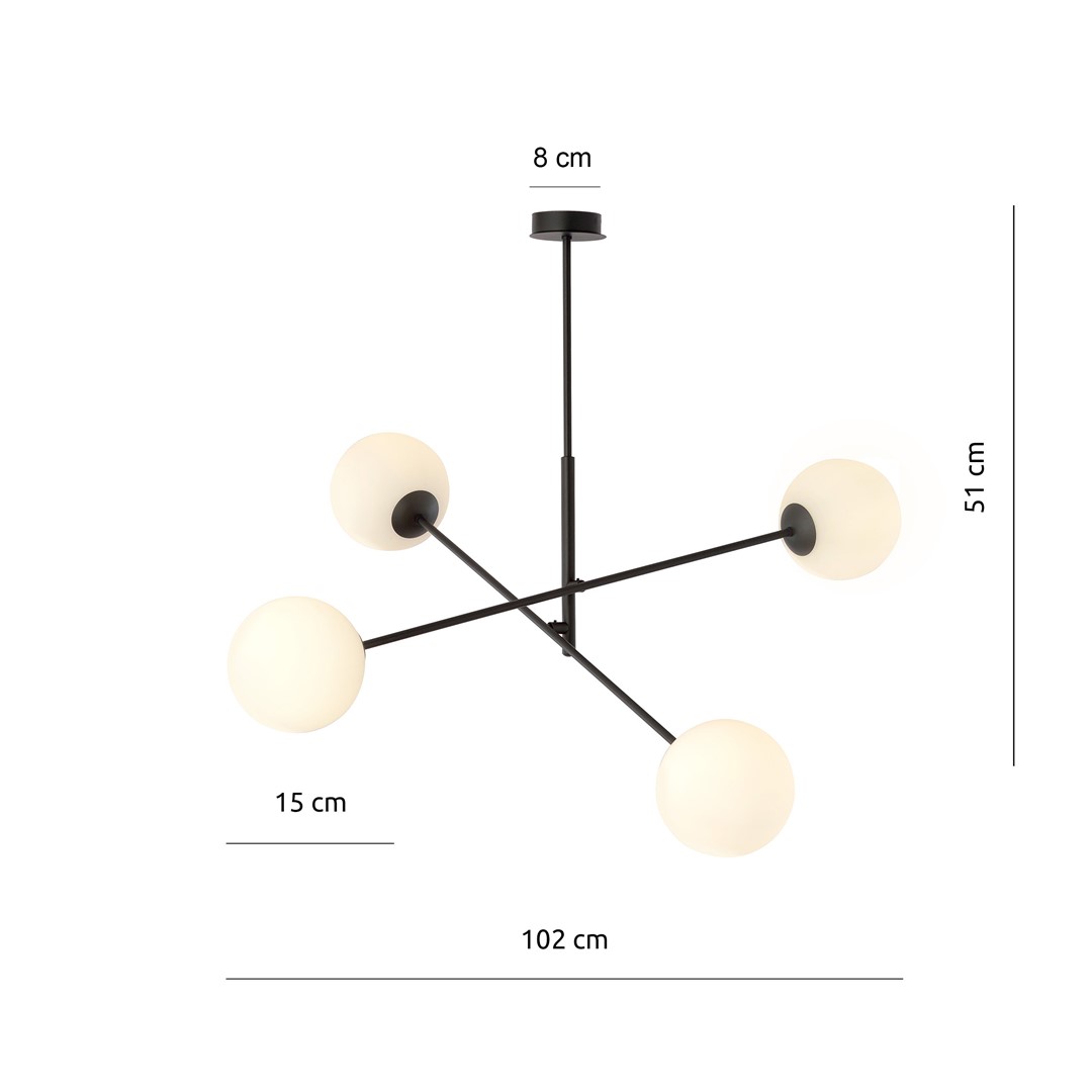 Hanglamp Slietan Zwart Ø15 cm - Afbeelding 9