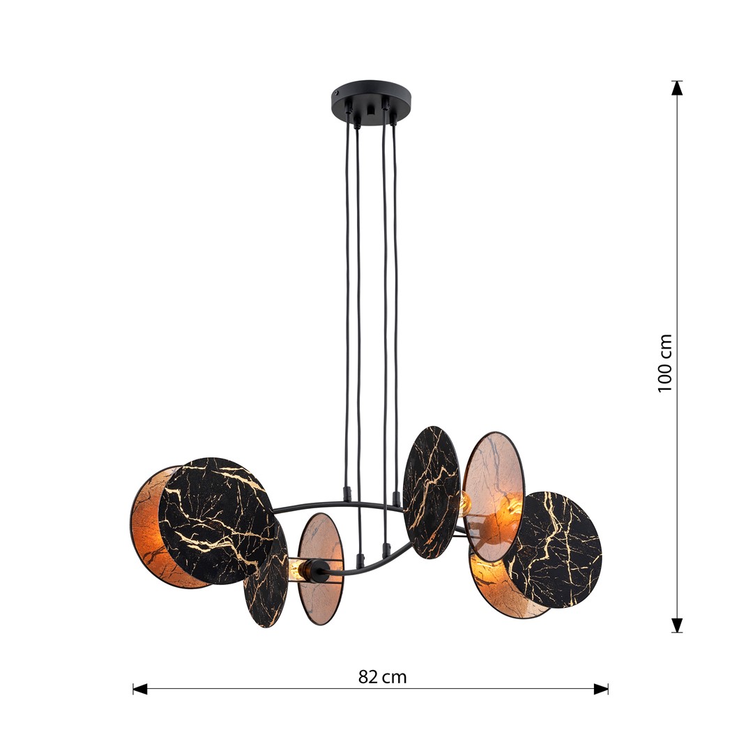 Hanglamp Moorrum Zwart Ø20 cm - Afbeelding 9