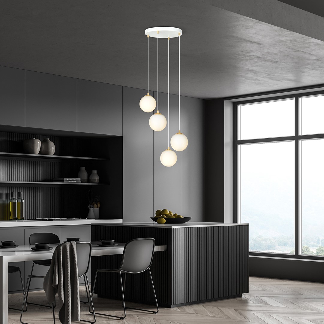 Hanglamp Bravine Wit Ø14 cm - Afbeelding 10
