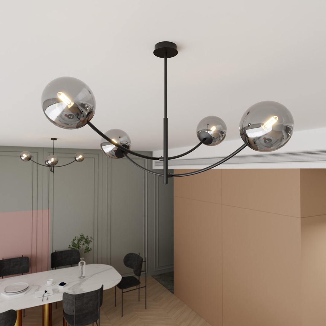 Plafondlamp Zeimmane Zwart Ø14 cm - Afbeelding 10
