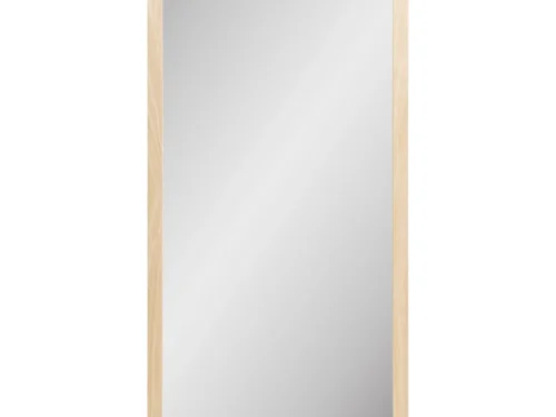 Spiegel Broldello Naturel met MDF-houtlook en rechte, tijdloze lijst van 45 x 75 cm
