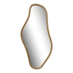 Spiegel Avila Naturel 120x60 cm met organisch gevormd grenenhouten frame in natuurlijke afwerking