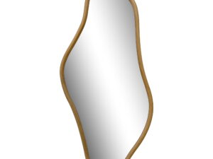 Spiegel Avila Naturel 120x60 cm met organisch gevormd grenenhouten frame in natuurlijke afwerking