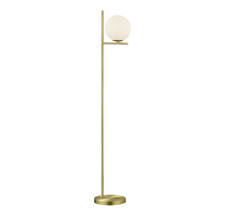 Vloerlamp Zarnona Mat Messing H150 cm - Set van 3