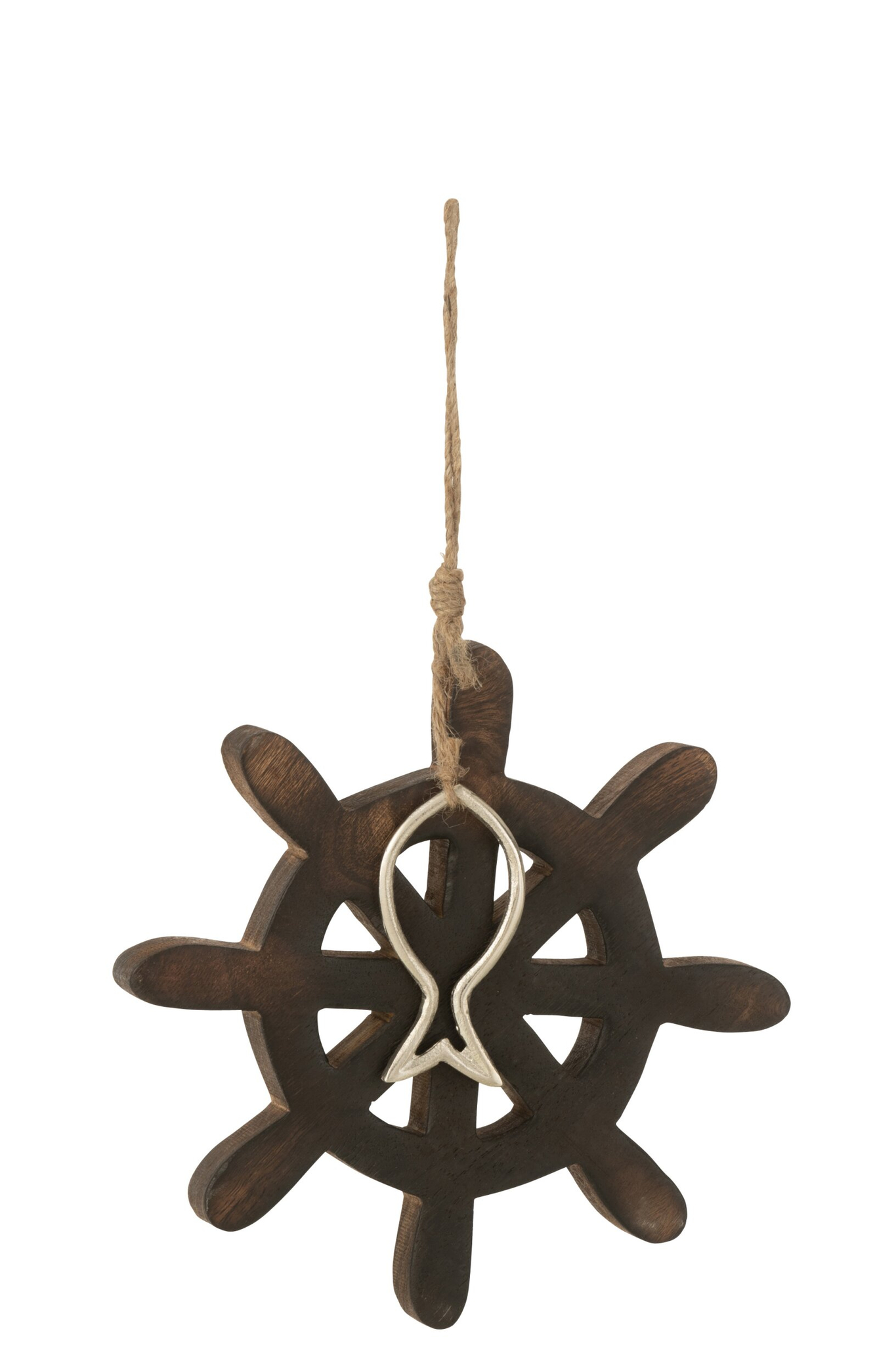 Decoratiefiguur Deetund Mangohout Bruin - Afbeelding 3