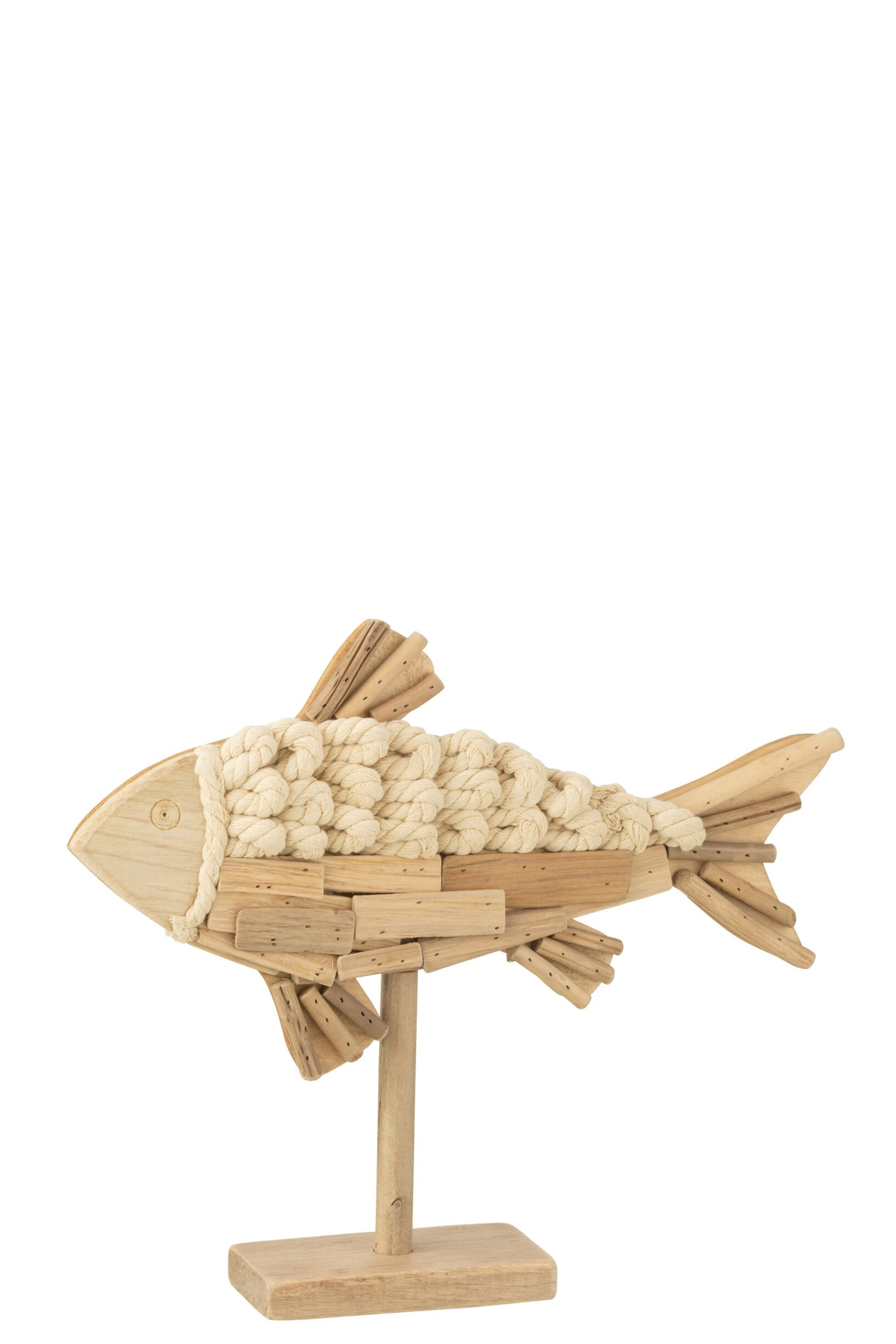 Decoratiefiguur Lakello Kunstleer Naturel H35 cm