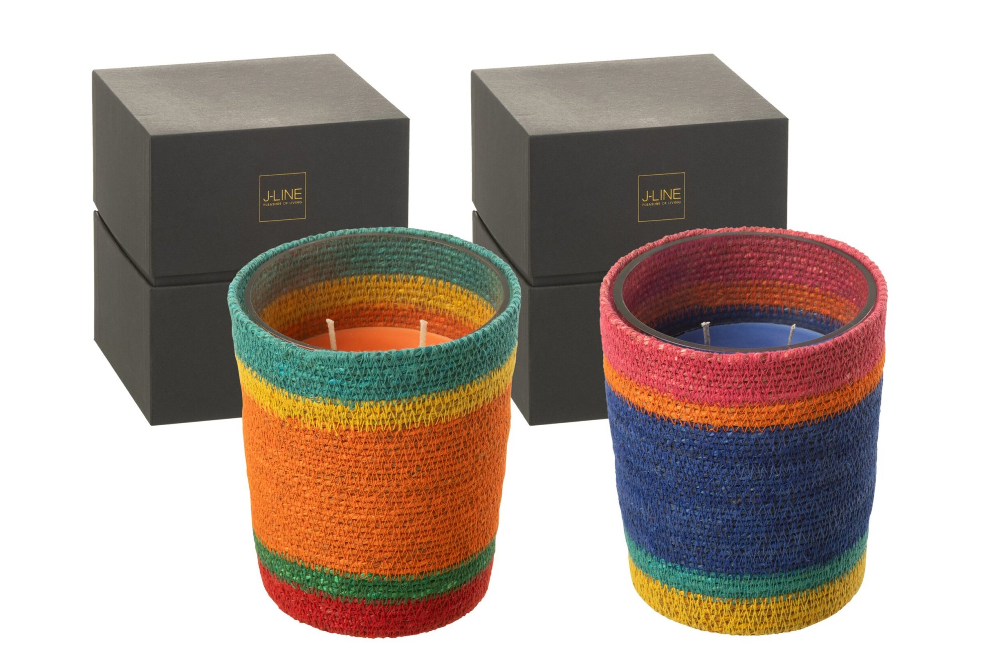 Geurkaars Preensora Glas Meerkleurig - Set van 2 - Afbeelding 6