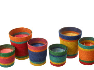 Geurkaars Kloolvir Glas Meerkleurig - Set van 2