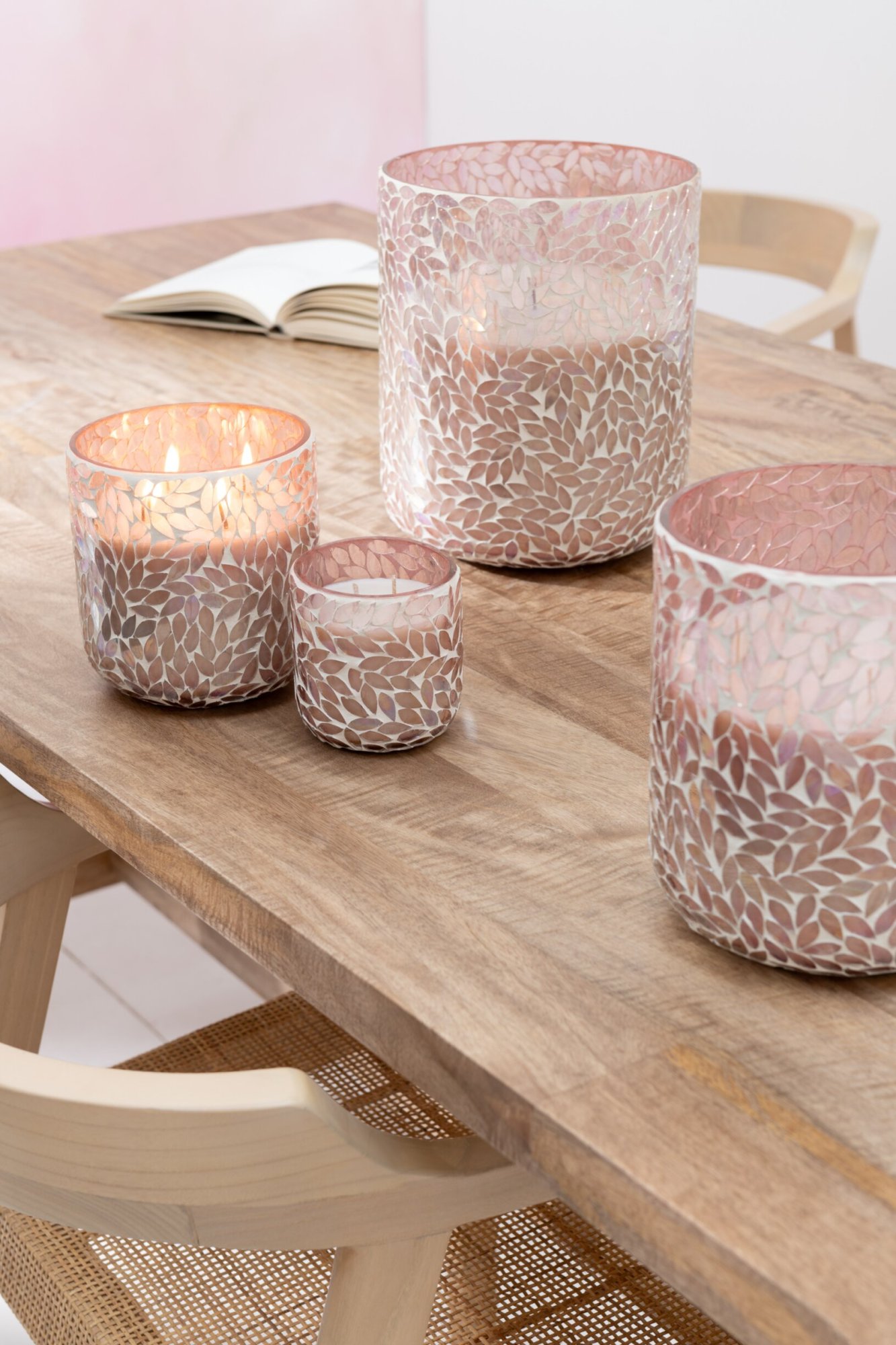 Geurkaars Traaskora Roze - Afbeelding 2