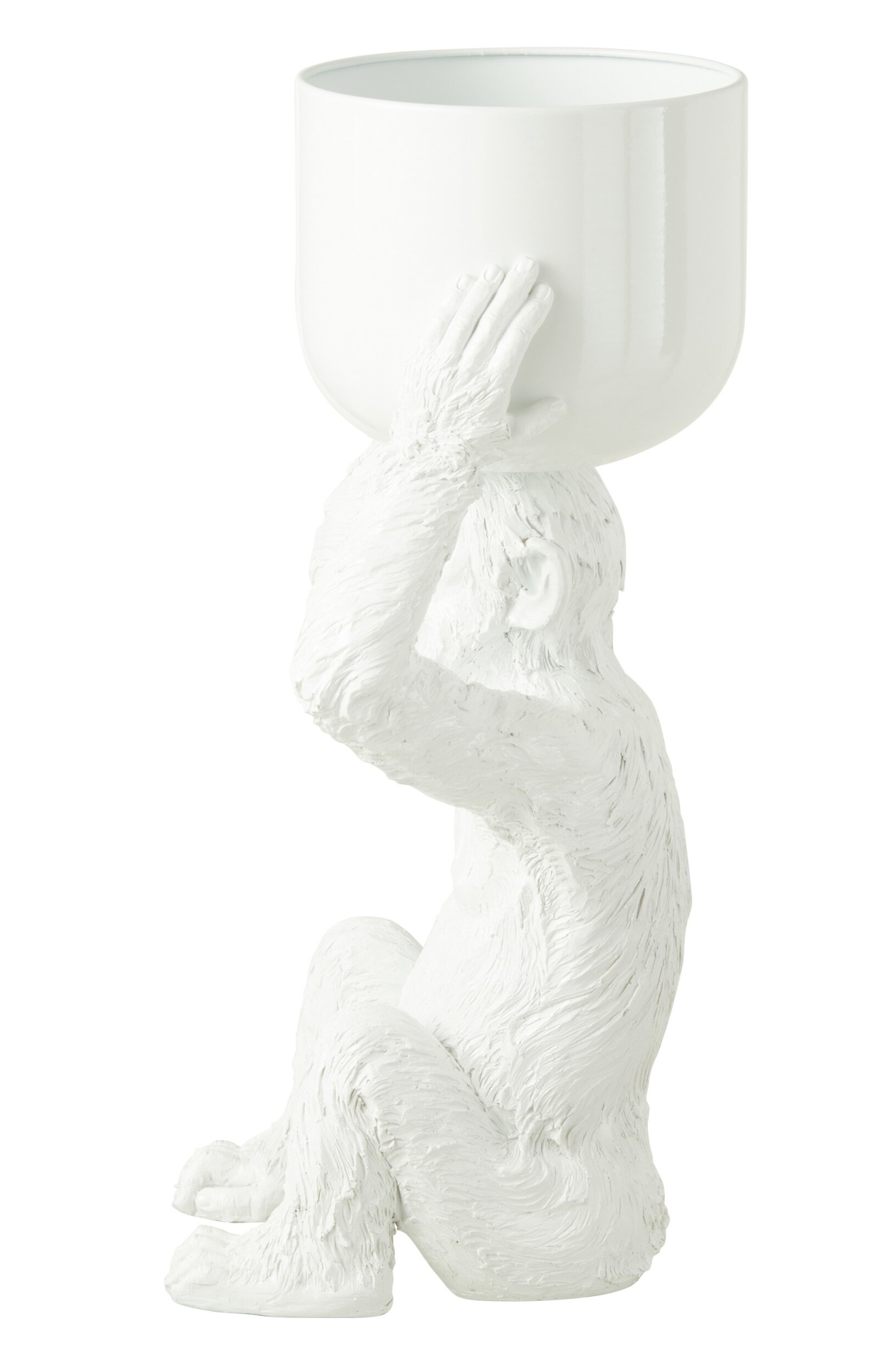 Decoratiefiguur Brotal Polyresin Wit H57 cm