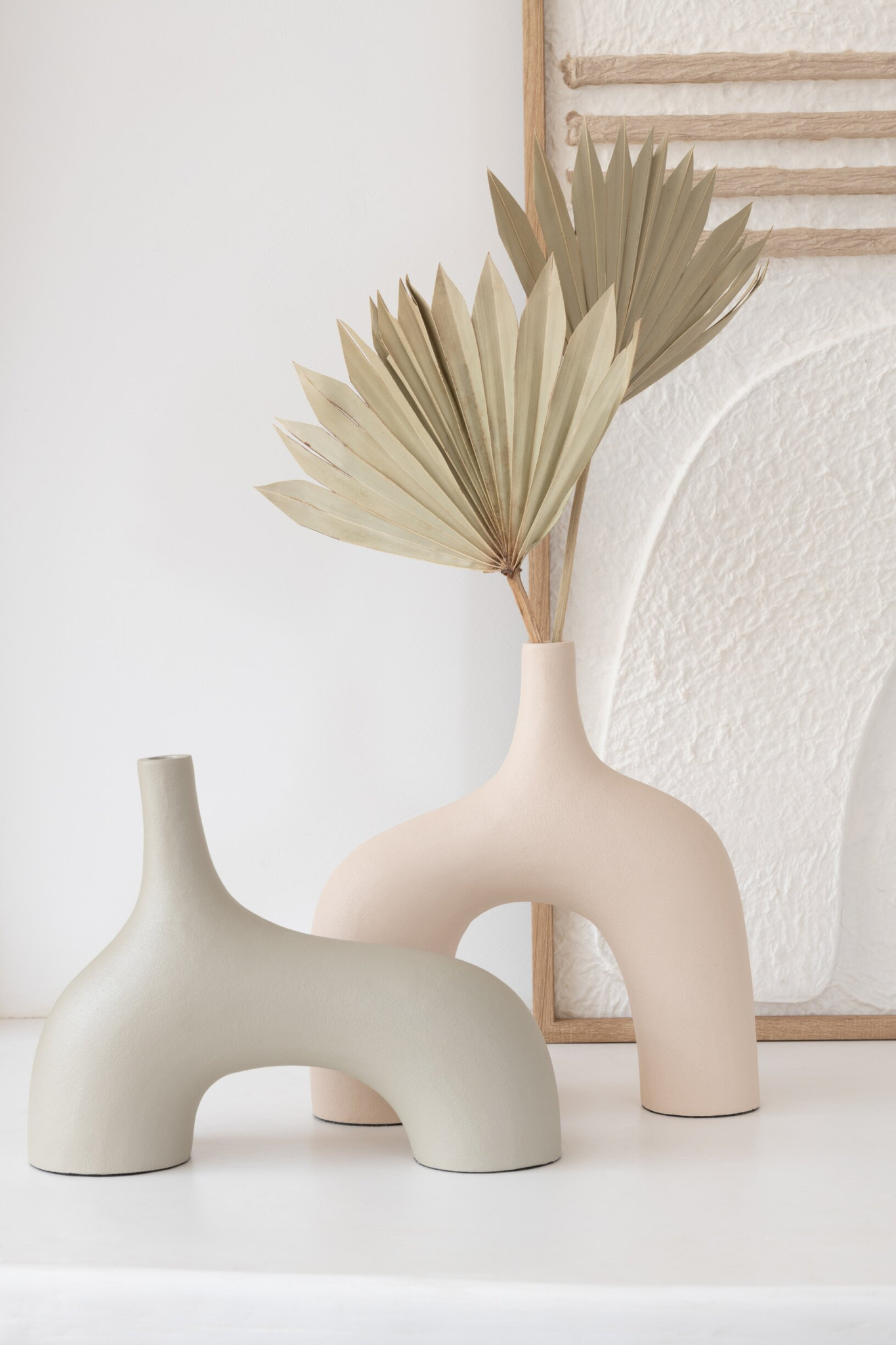 Vaas Leeskil Aluminium Beige H30,5 cm