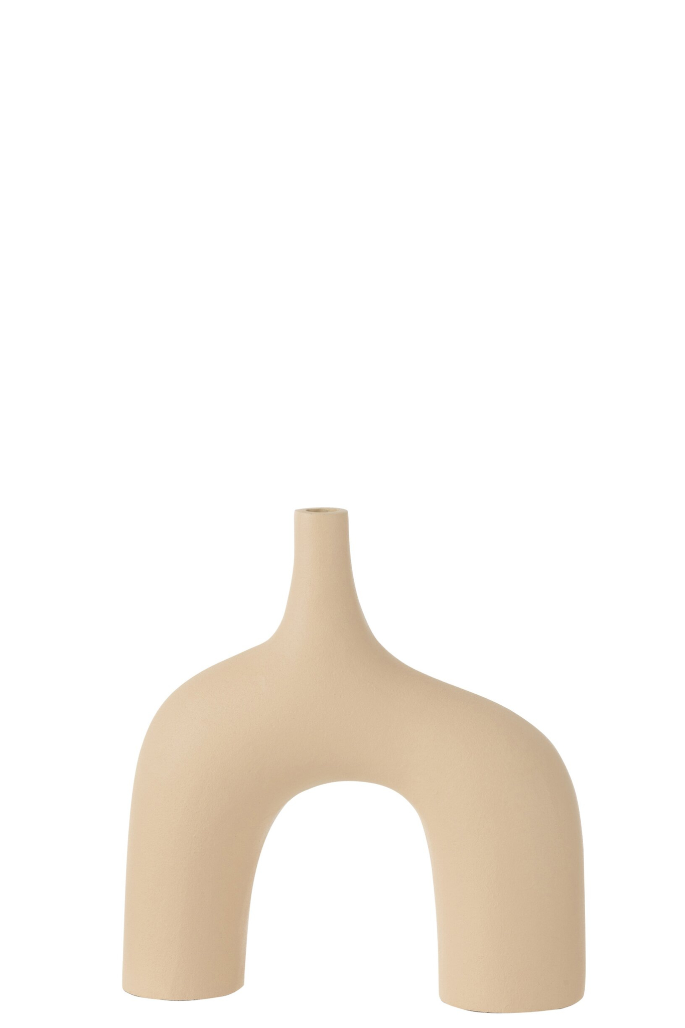 Vaas Leeskil Aluminium Beige H30,5 cm - Afbeelding 2