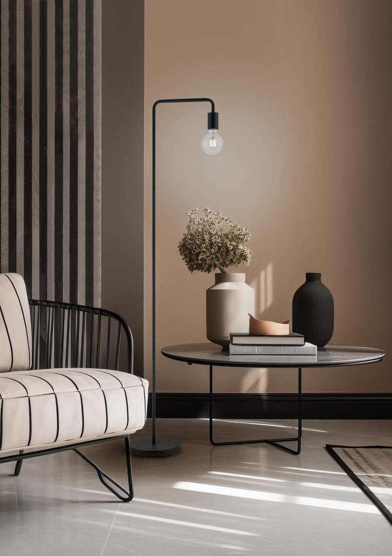 Vloerlamp Viltond Mat Zwart H149 cm - Set van 3 - Afbeelding 2