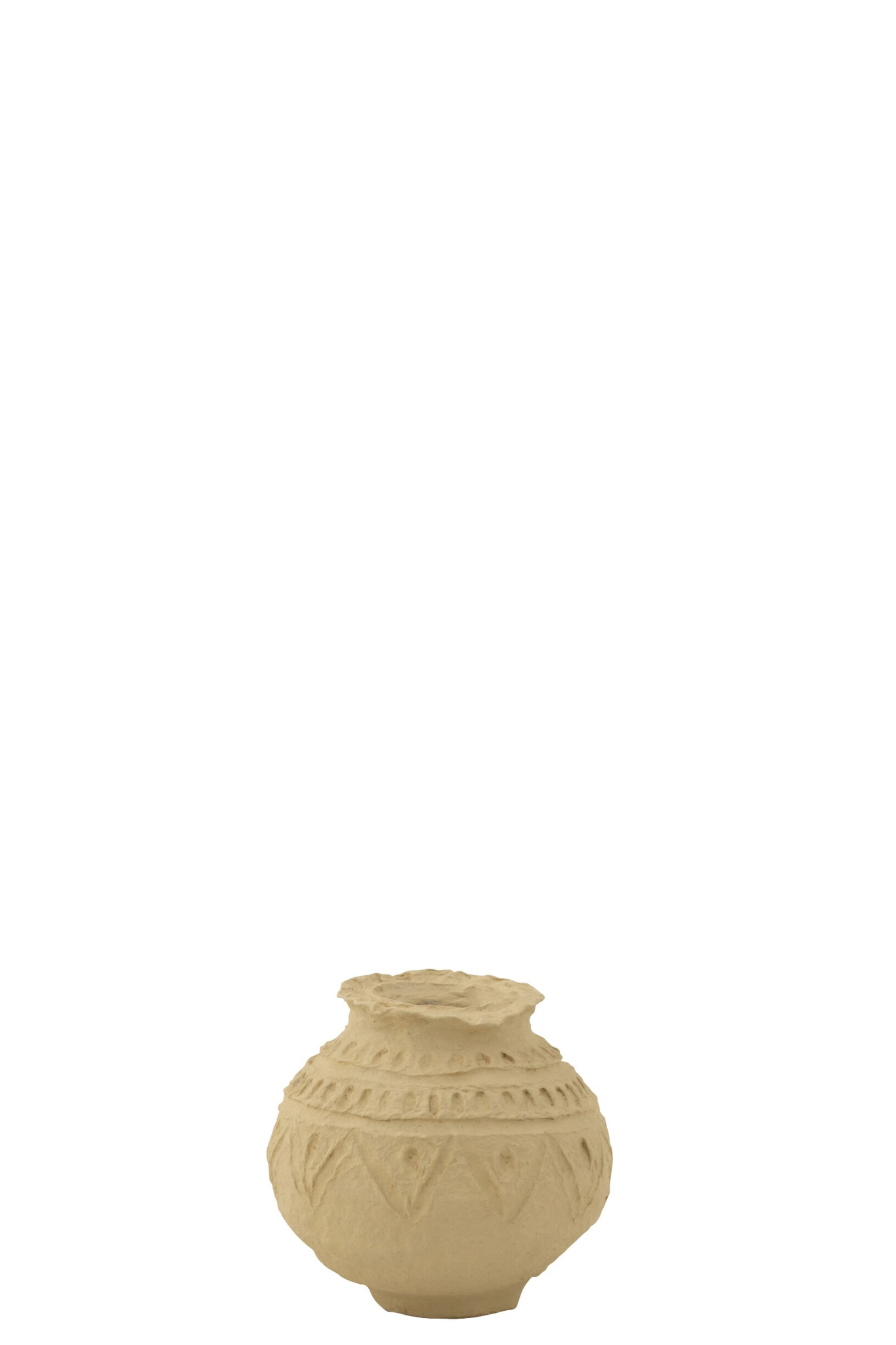 Pot Ceibun Papier Naturel H15 cm - Afbeelding 2