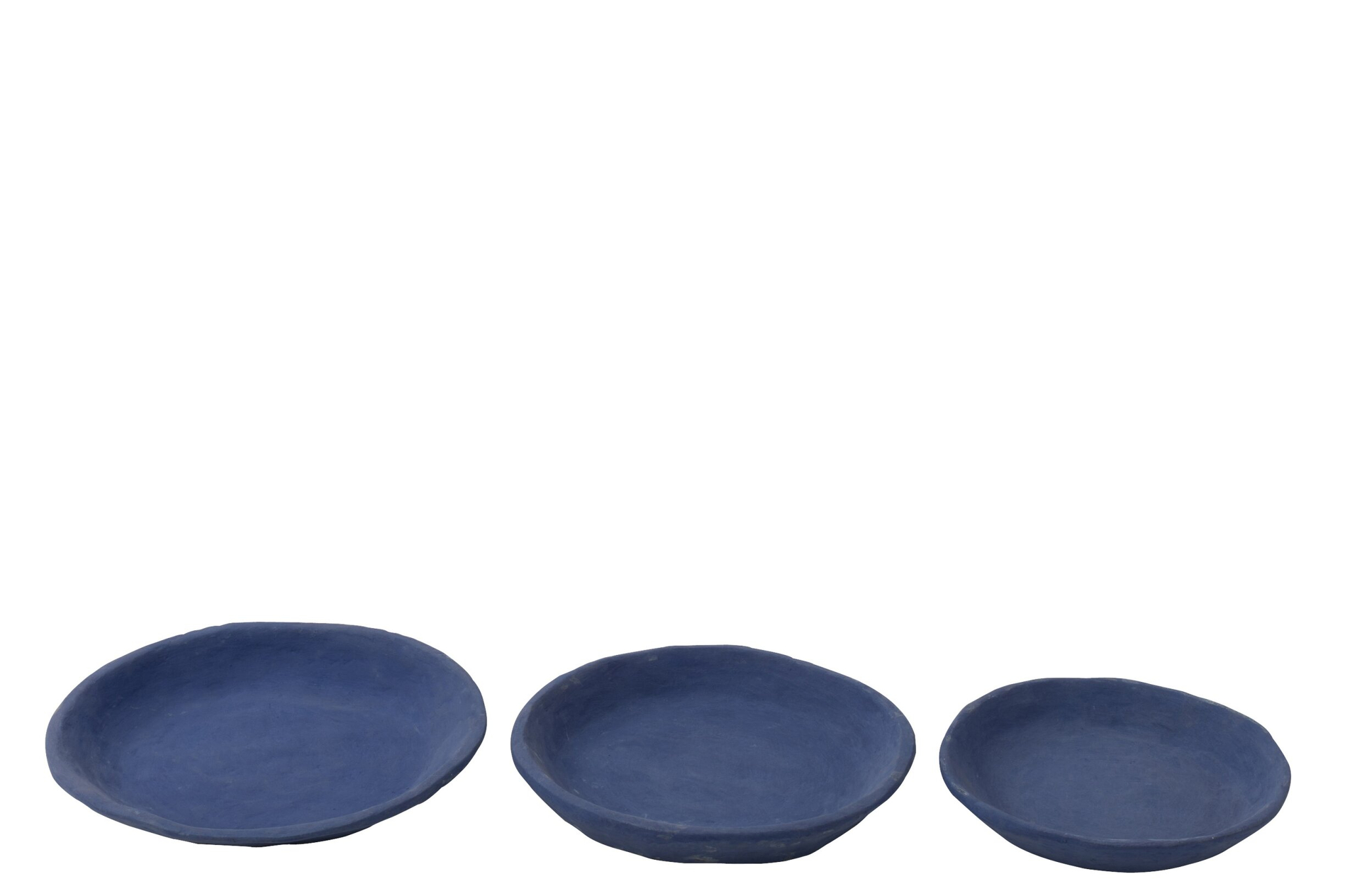 Bord Dulis Papier Blauw - Set van 3