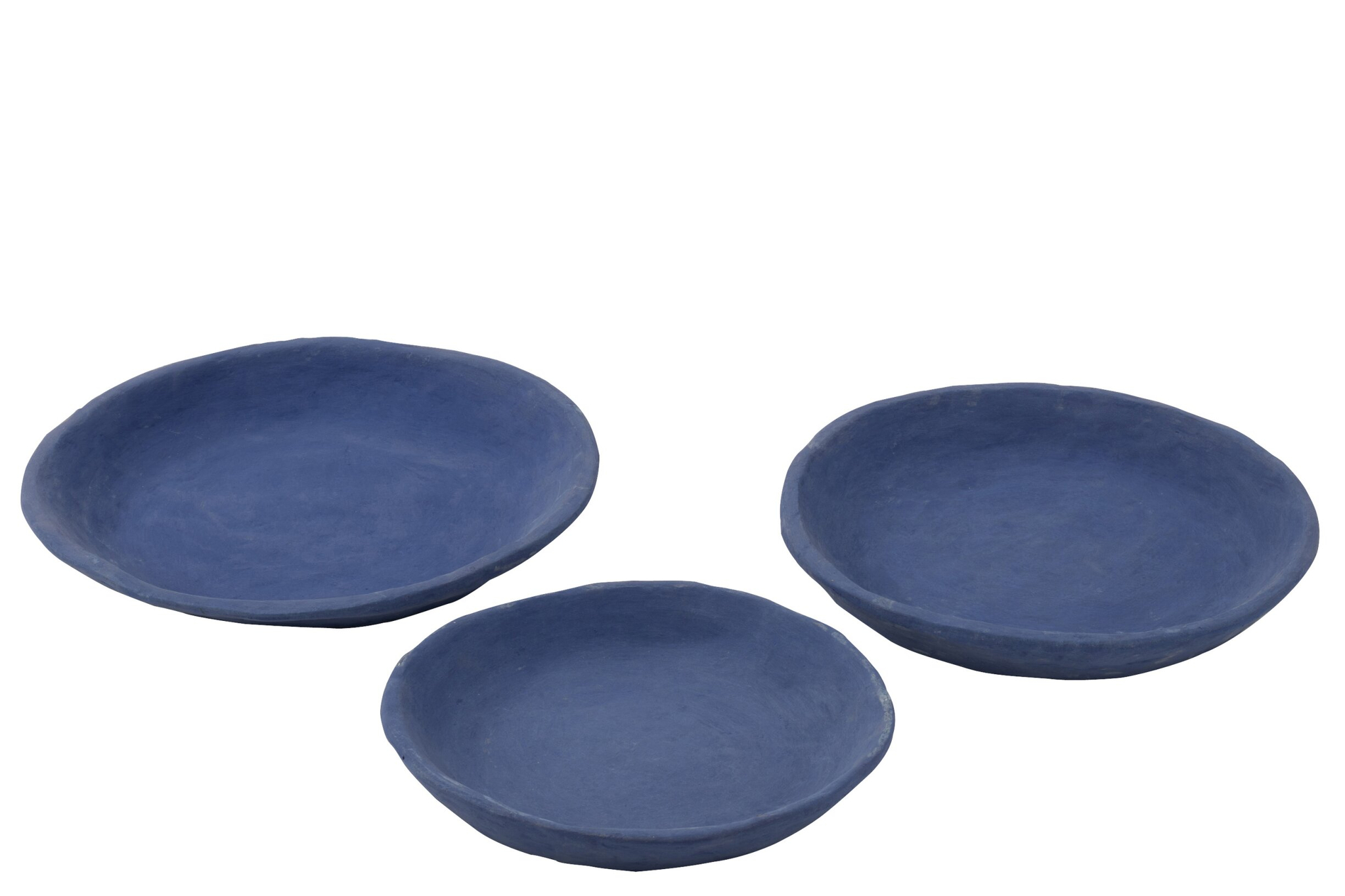 Bord Dulis Papier Blauw - Set van 3 - Afbeelding 3