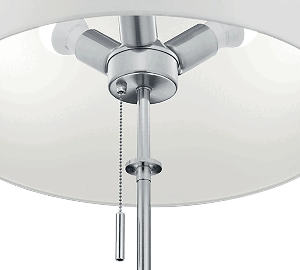 Vloerlamp Jeerano Mat Nikkel H180 cm - Set van 3 - Afbeelding 3