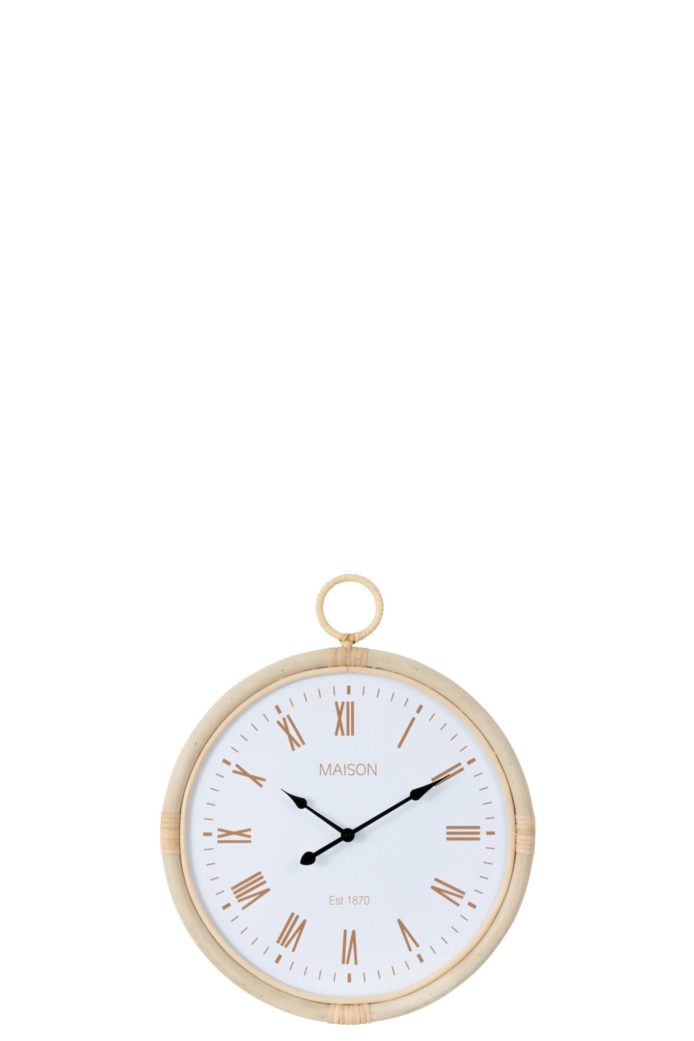 Wandklok Sobund Naturel - Afbeelding 2
