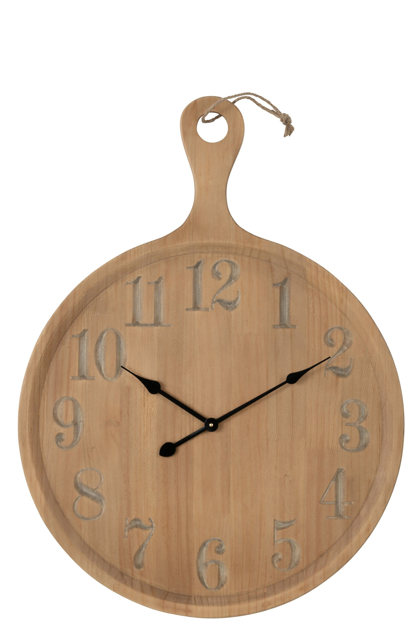 Wandklok Trerang Naturel - Afbeelding 2