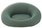 Matras Zeltora groene donutvormige lounge met zachte, ronde vorm en royale zitting