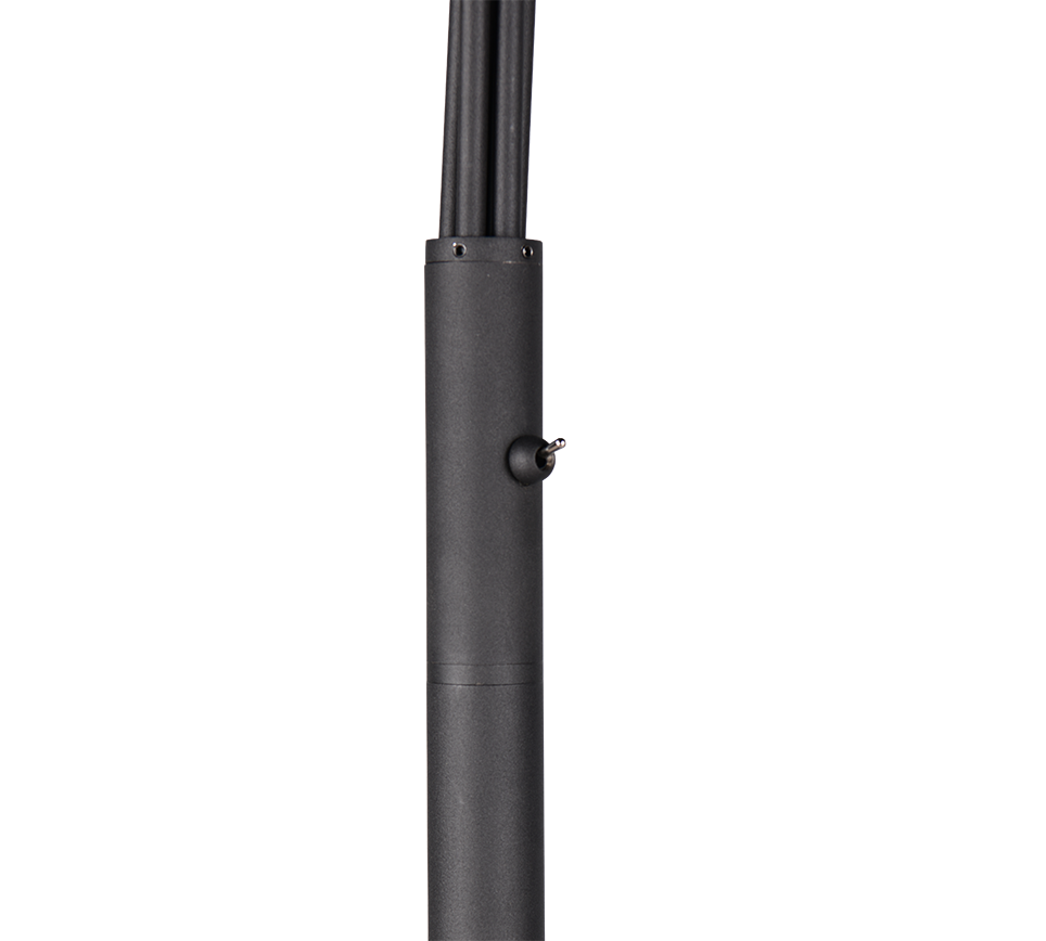 Vloerlamp Nulvol Mat Zwart H200 cm - Set van 3 - Afbeelding 3