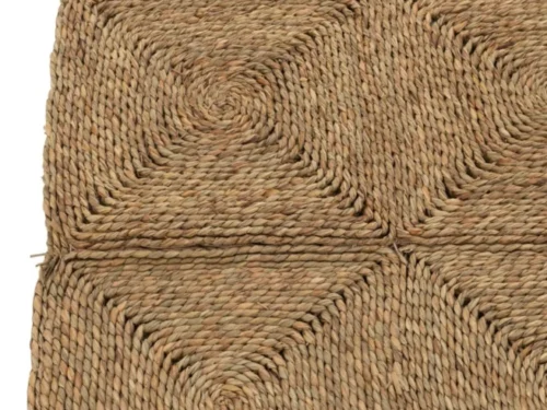 Vloerkleed Brunsella naturel 122x153 cm, gevlochten kunststof met rustige, eigentijdse uitstraling