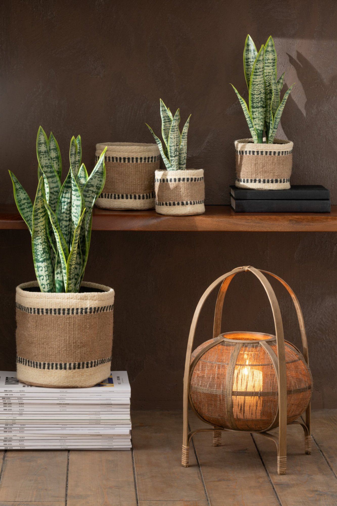 Mand Vimar Jute Naturel - Set van 2