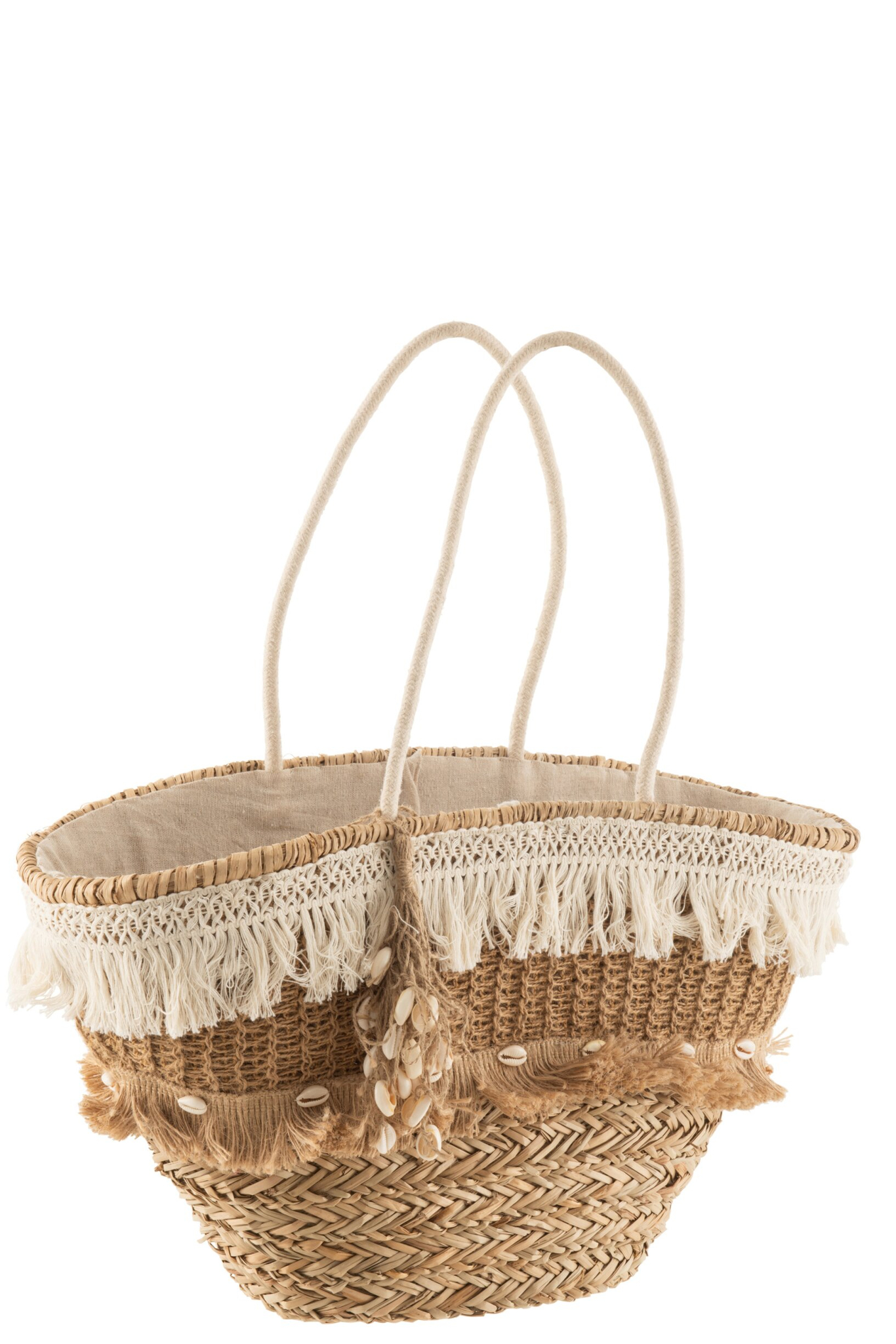 Tas Feisy Zeegras Naturel - Afbeelding 3