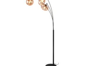 Vloerlamp Zeistura Mat Zwart H200 cm - Set van 3