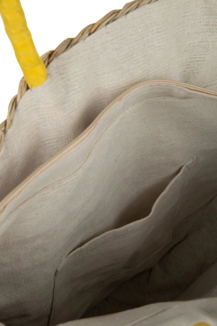 Kunstbloem Skeentas Zeegras Naturel - Afbeelding 3