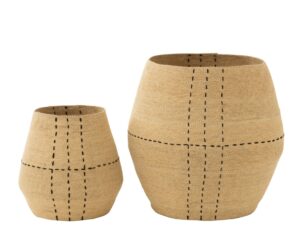Woonaccessoire Skunang Zeegras Naturel - Set van 2