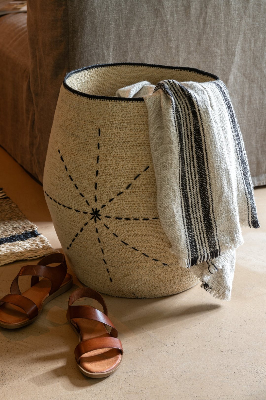 Decoratie Hunsine Zeegras Naturel - Set van 3 - Afbeelding 3