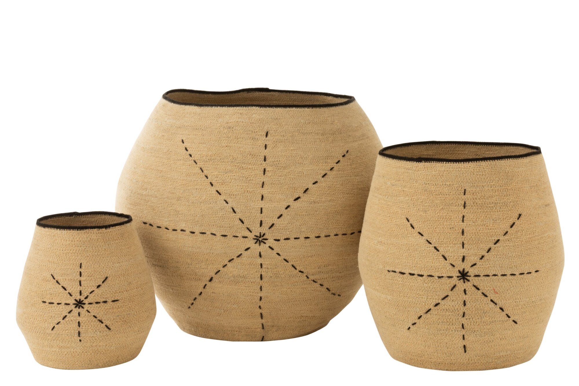 Decoratie Hunsine Zeegras Naturel - Set van 3 - Afbeelding 6