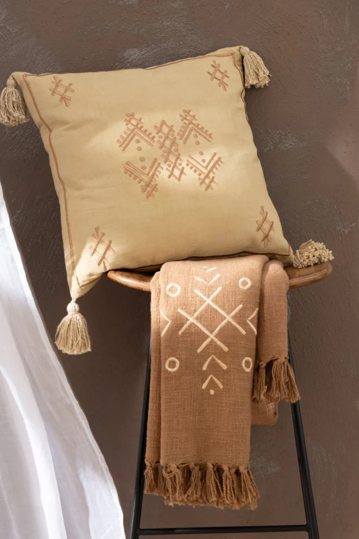 Plaid Daalti Beige - Afbeelding 4