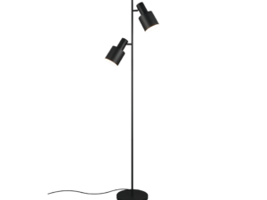 Vloerlamp Goodis Mat Zwart H161 cm - Set van 3