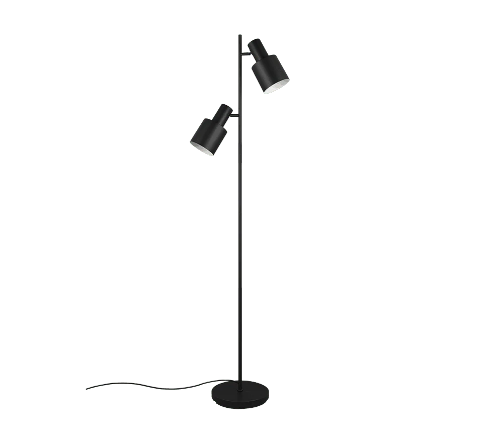 Vloerlamp Goodis Mat Zwart H161 cm - Set van 3 - Afbeelding 3