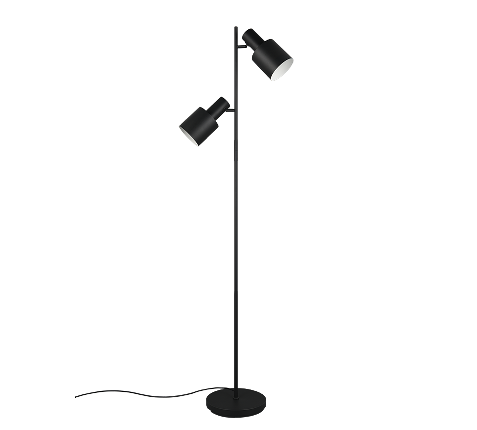 Vloerlamp Goodis Mat Zwart H161 cm - Set van 3 - Afbeelding 4