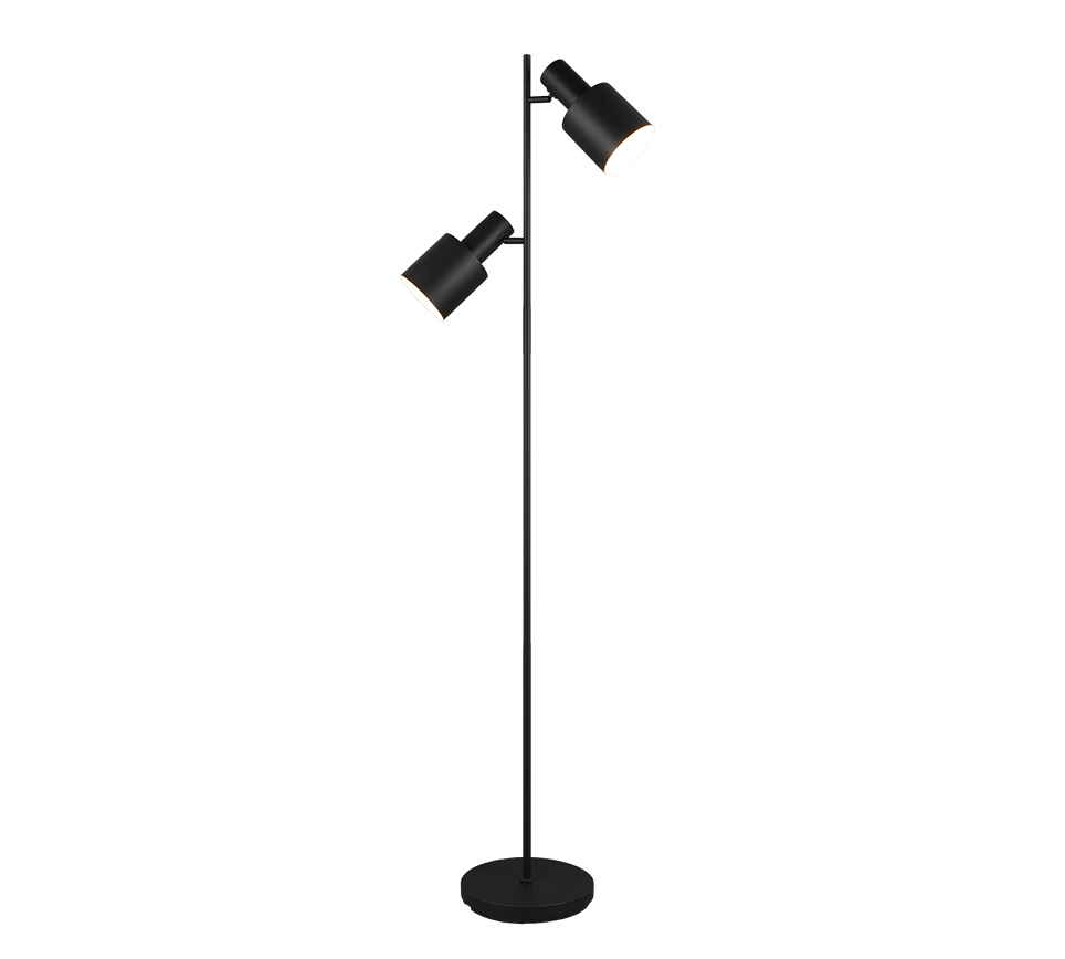 Vloerlamp Goodis Mat Zwart H161 cm - Set van 3 - Afbeelding 5