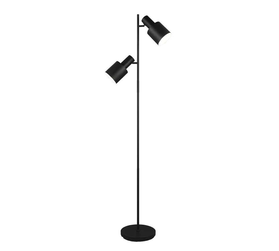 Vloerlamp Goodis Mat Zwart H161 cm - Set van 3 - Afbeelding 5