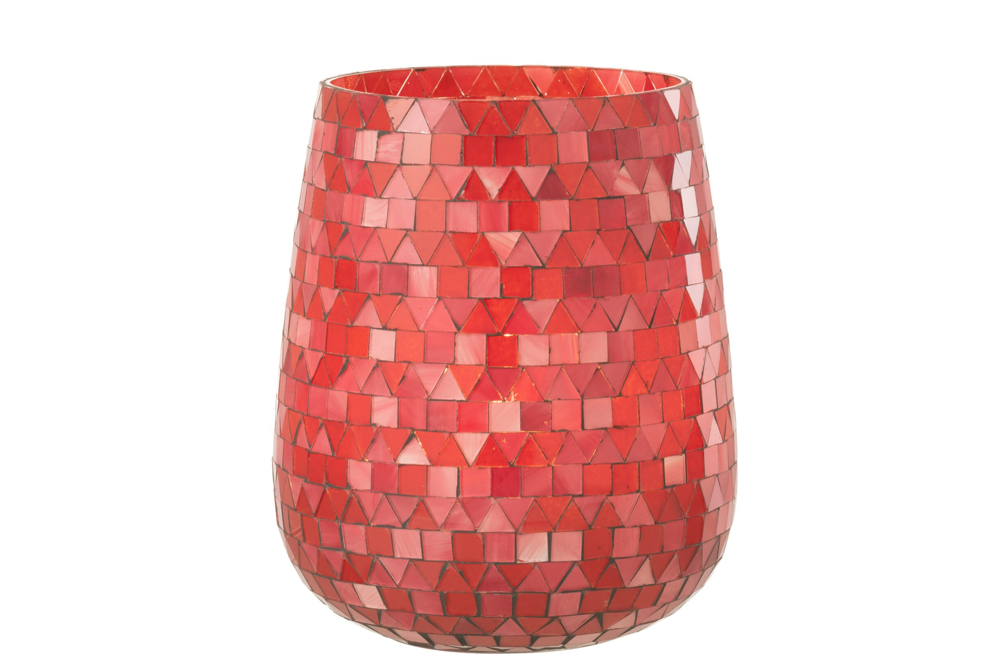 Windlicht Cielun Glas Roze H21 cm