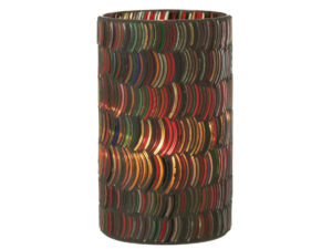 Windlicht Gruby Glas Meerkleurig H23 cm