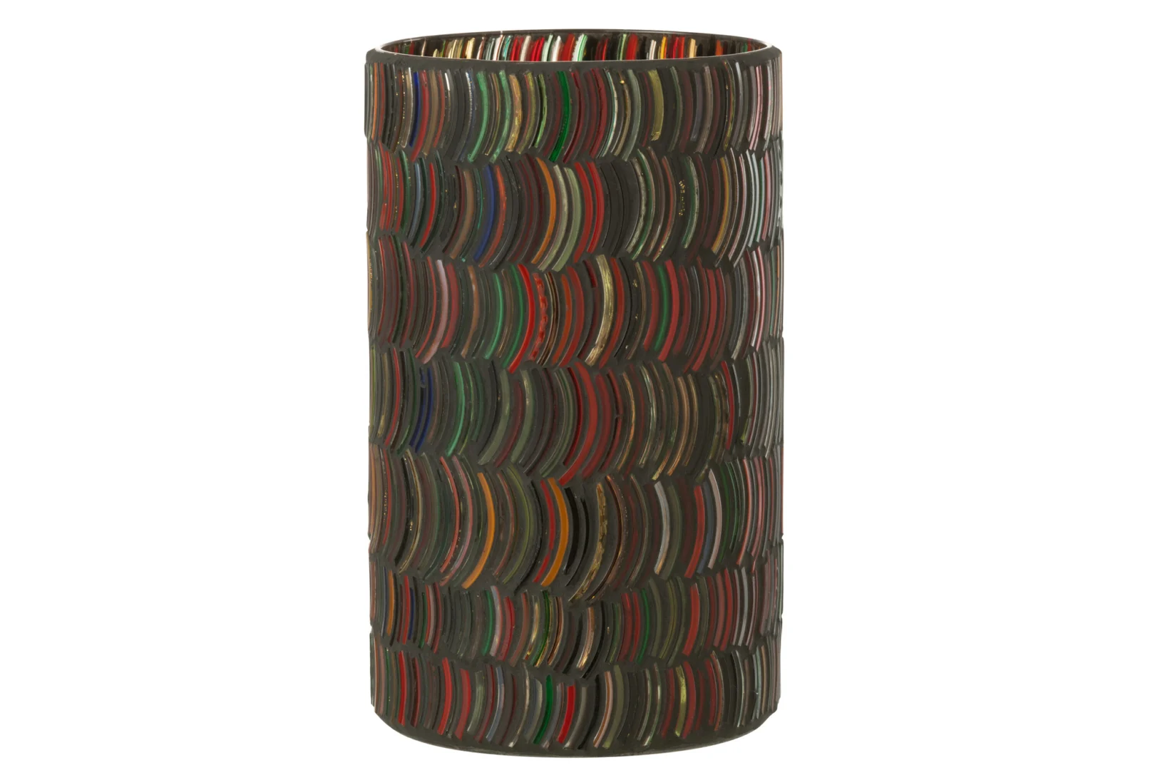 Windlicht Gruby Glas Meerkleurig H23 cm - Afbeelding 4