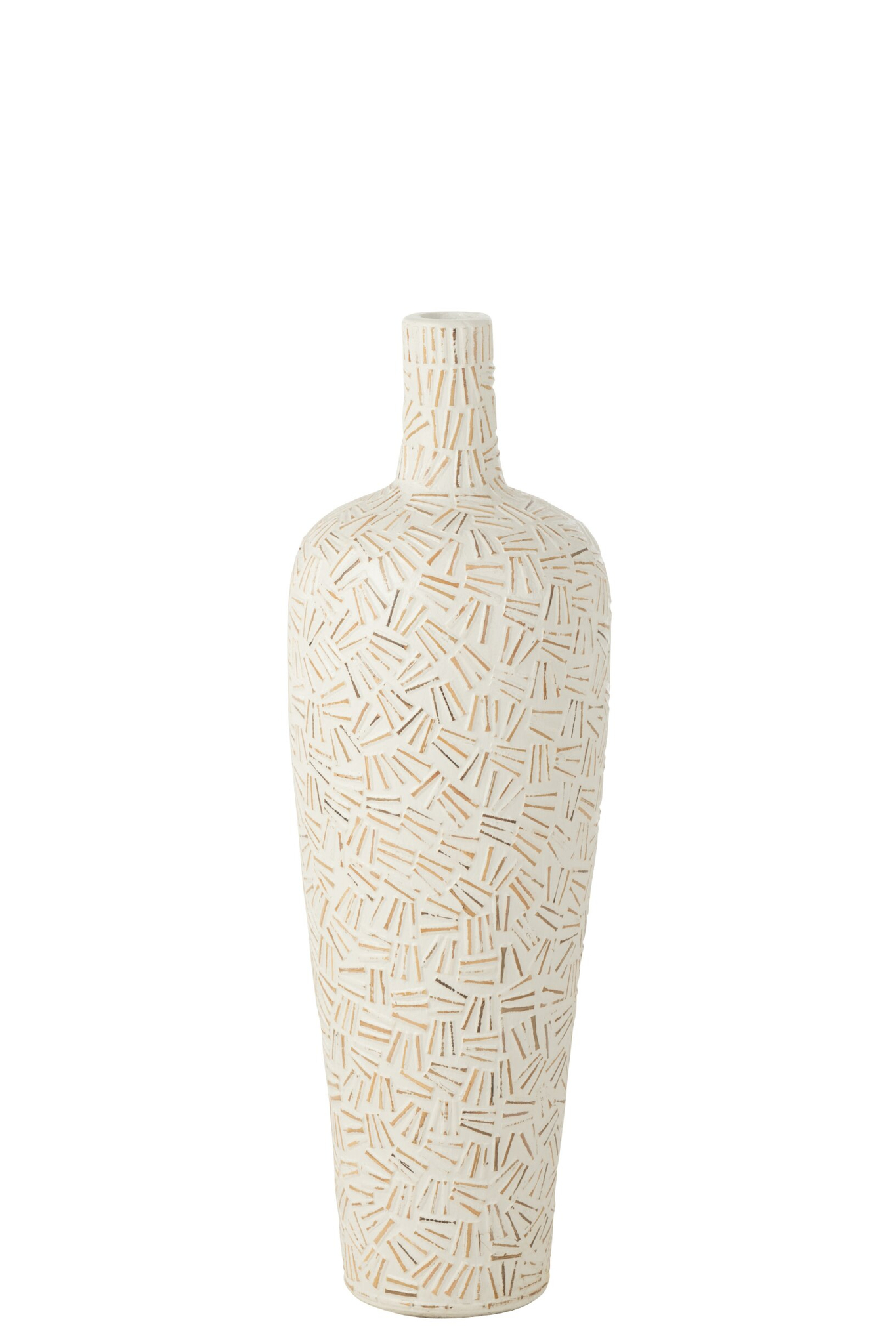 Vaas Gauldas Beton Wit H80 cm - Afbeelding 2