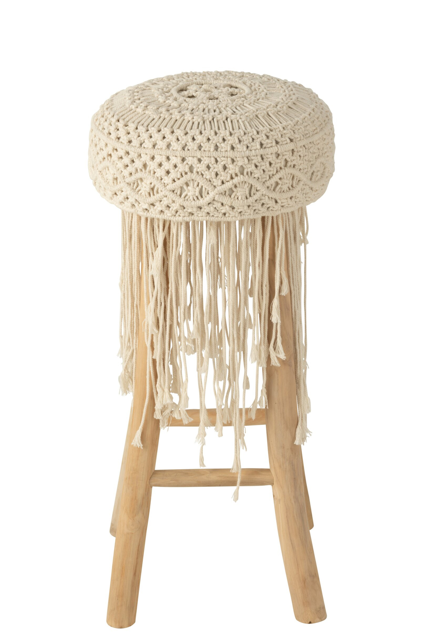 Kruk Pakone Teak Wit - Afbeelding 3