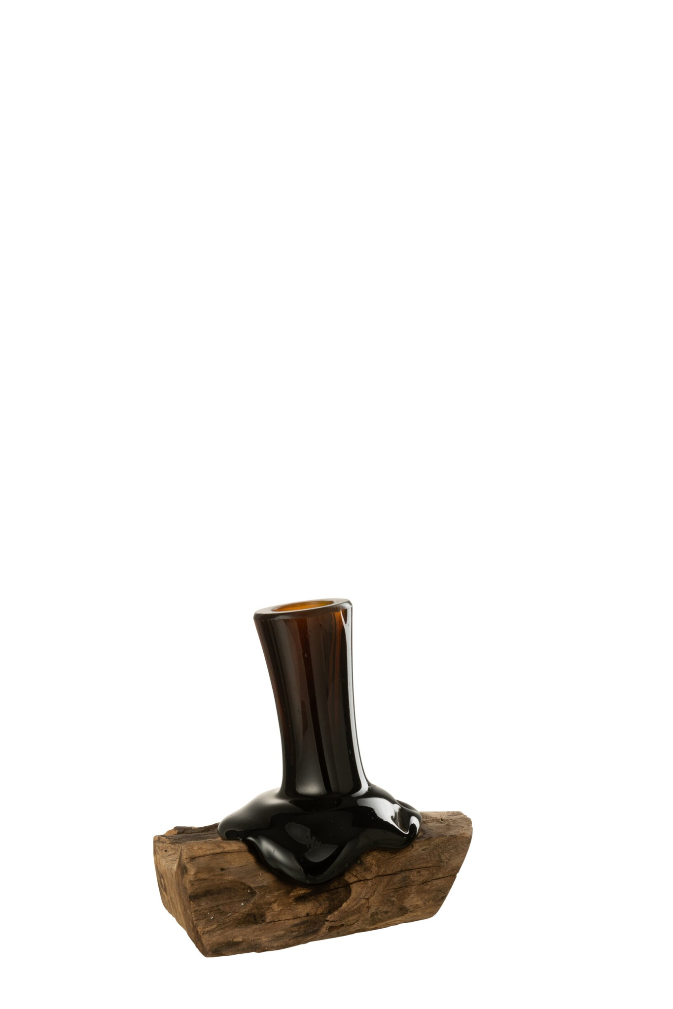 Vaas Rurres Glas Bruin H19,5 cm - Afbeelding 2