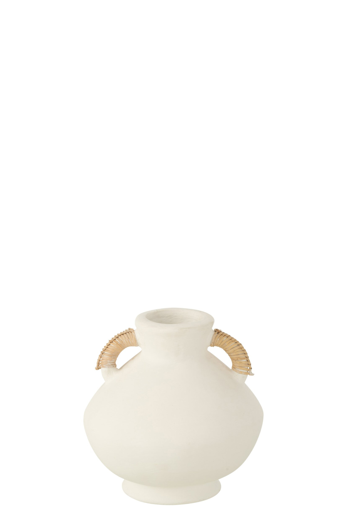 Vaas Danun Terracotta Wit H30 cm