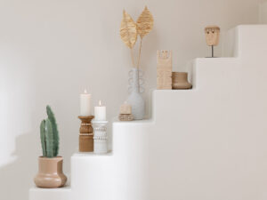 Beeld Keeltan Steen Naturel H19 cm